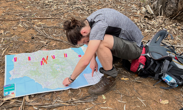 Checking the map