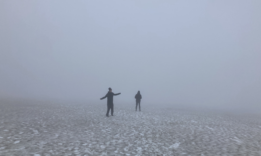 Fog and snow