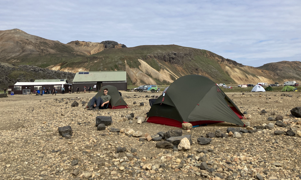 Tents at Landmannalaugar