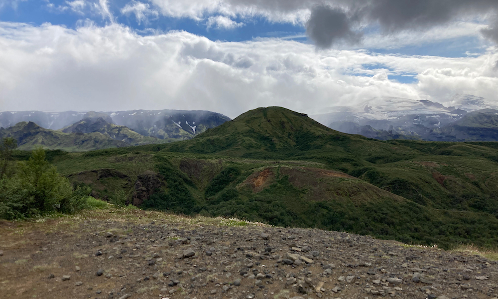 Bad weather at Eyjafjallajokull